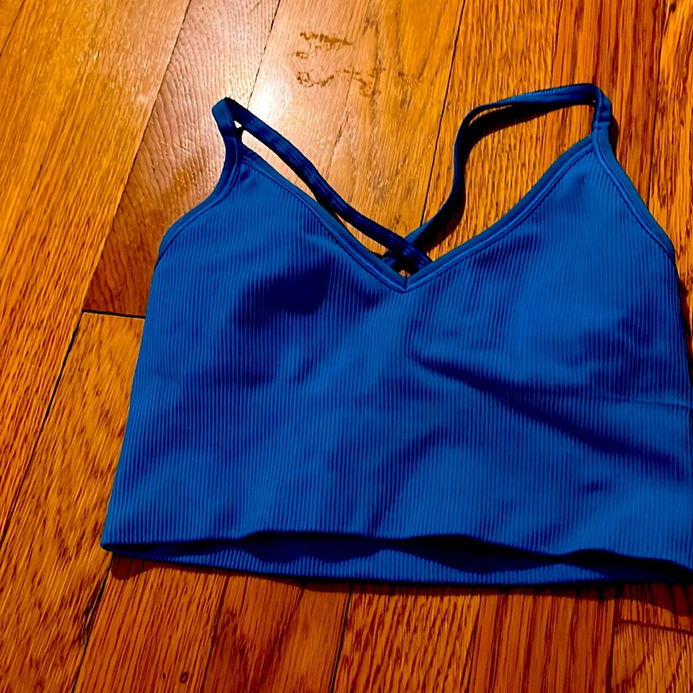 DSG XS blue longline top